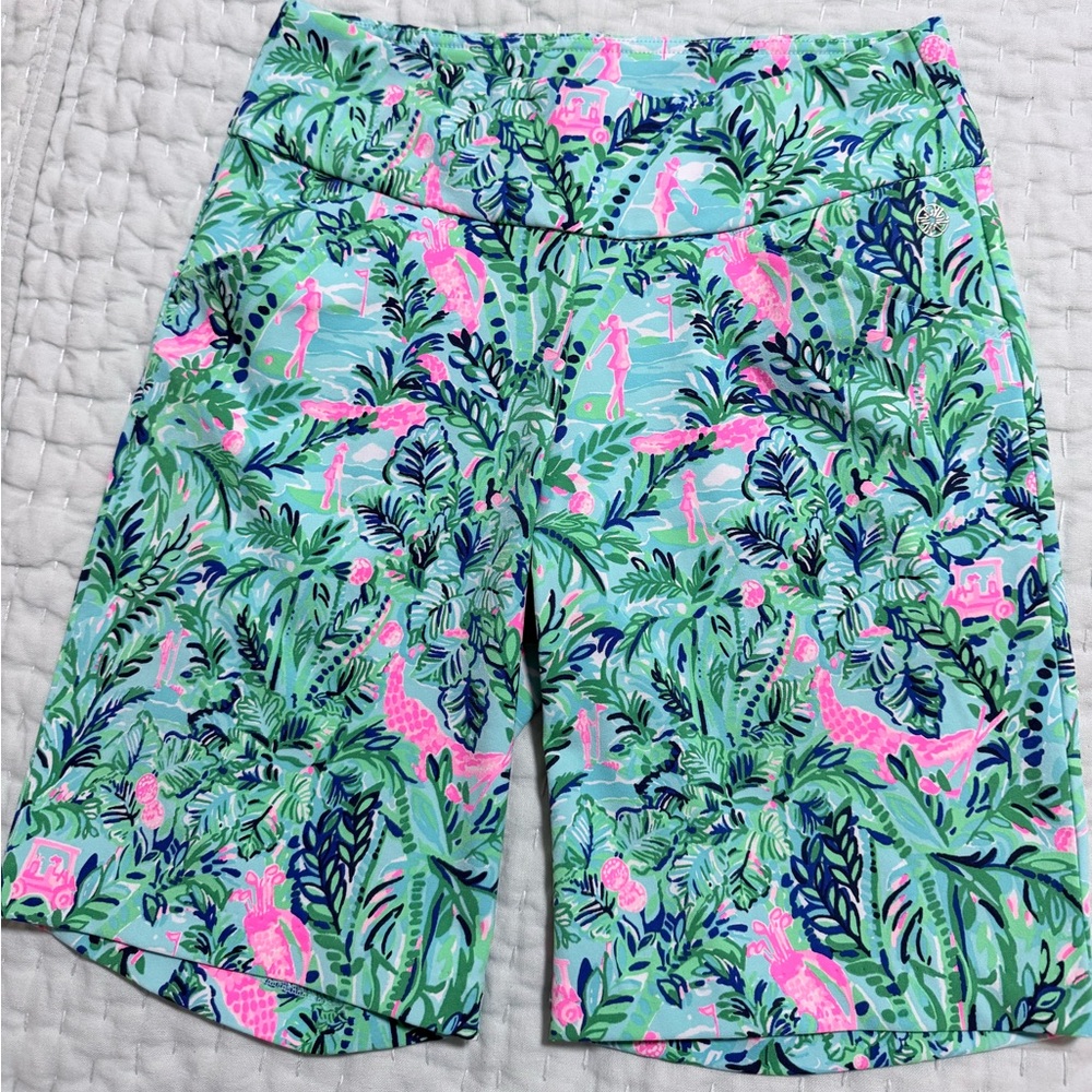 Lilly Pulitzer Luxletic Athletic Shorts Sz 00